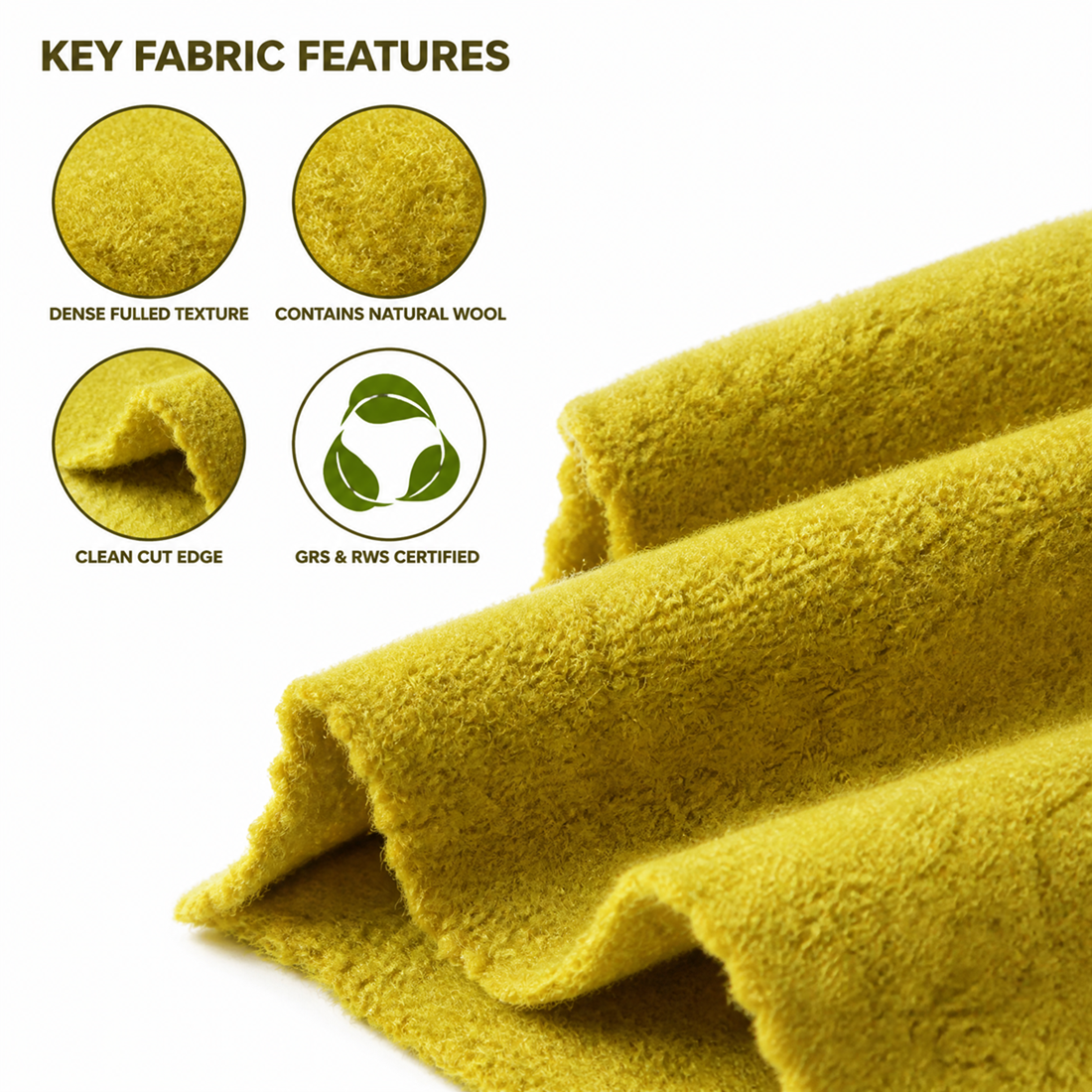 boiled wool fabric