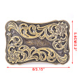 Cowboy Boots Belt Buckle Metal Western Country Men Riding Buckles Oval Mens' Belt Buckle Cool Metal Belt Buckle