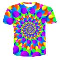 Vertigo Hypnotic 3d Tee Shirt Men's Summer T shirt 3D Printed Tshirts Short Sleeve Compression Tshirt Men/women Party T-shirt