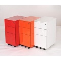 Office 3 drawers Mobile Pedestal Steel Filing Cabinet