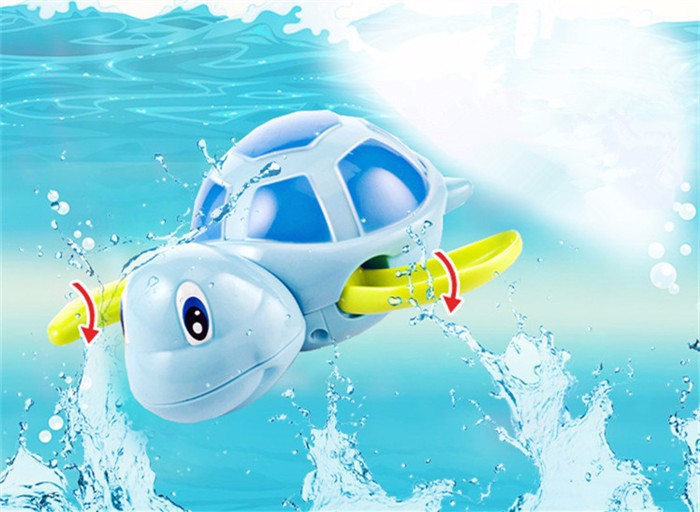 Baby Bath Toy New Born Babies Swim Turtle Wound-up Chain Small Animal Children Classic Toys