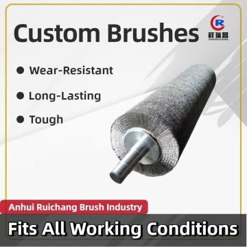 Precision Single Steel Strip Wire Brush Roll