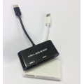 3in1 USB Type C Micro SD SDHC TF CARD Memory Card Reader OTG Adapter For Samsung Galaxy S20 S10 S9 Note 10 PC For Huawei LG etc.