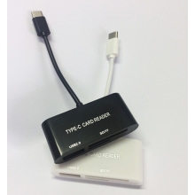 3in1 USB Type C Micro SD SDHC TF CARD Memory Card Reader OTG Adapter For Samsung Galaxy S20 S10 S9 Note 10 PC For Huawei LG etc.