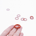 5PCS/lot Red Silicon Rings Silicone/VMQ O ring 2.4mm Thickness OD21/22/23/24/25/26/27/28/29/30/31mm Rubber O-Ring Seal Gasket
