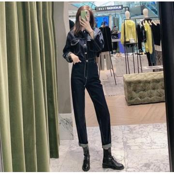 Women Jeans Pants 2020 Early Autumn New Denim Jumpsuit Trousers Women