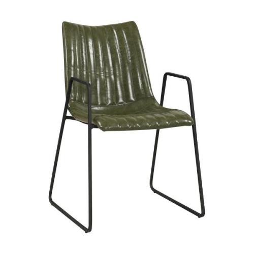 Kinds of Modern Restaurant Stackable Chairs Green PU Leather Chair Luxury Chair With Iron Leg For Restaurant And Kitchen, Wholesale Modern Restaurant Stackable Chairs Green PU Leather Chair Luxury Chair With Iron Leg For Restaurant And Kitchen