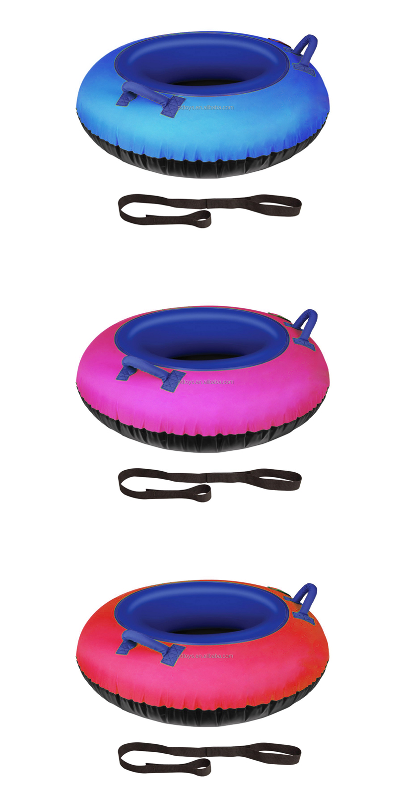 48 Inch Hard Bottom Inflatable Snow Tubes 3