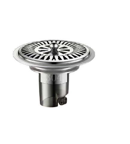 Customizable size stainless steel floor drain.