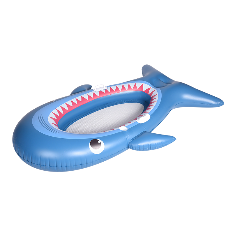  Custom new PVC Inflatable shark beach lake floats