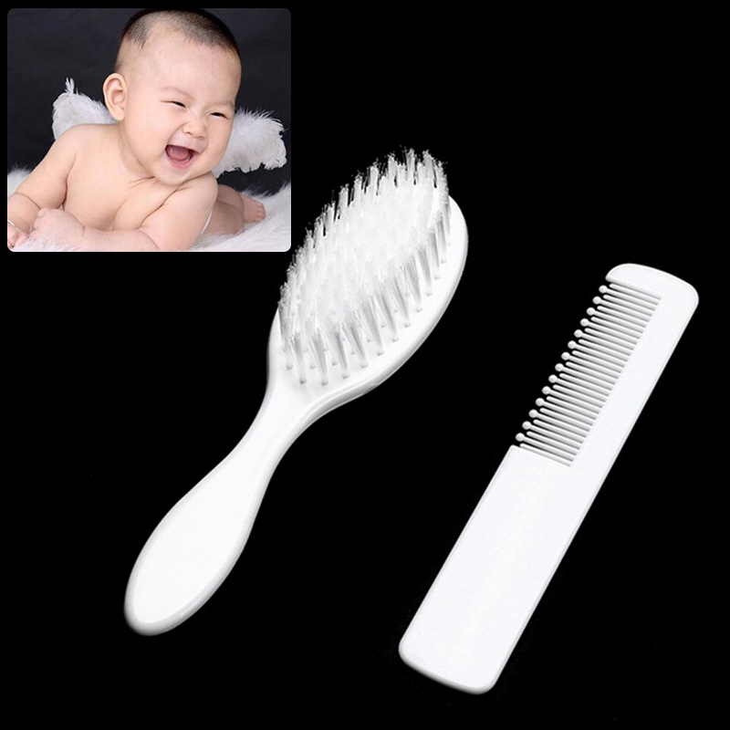 Soft Infant Comb and Hairbrush Set Baby Comb & Brush Set for Boys Girls Newborn Baby Kids Hair Care Accessories 2020 Hot Sale