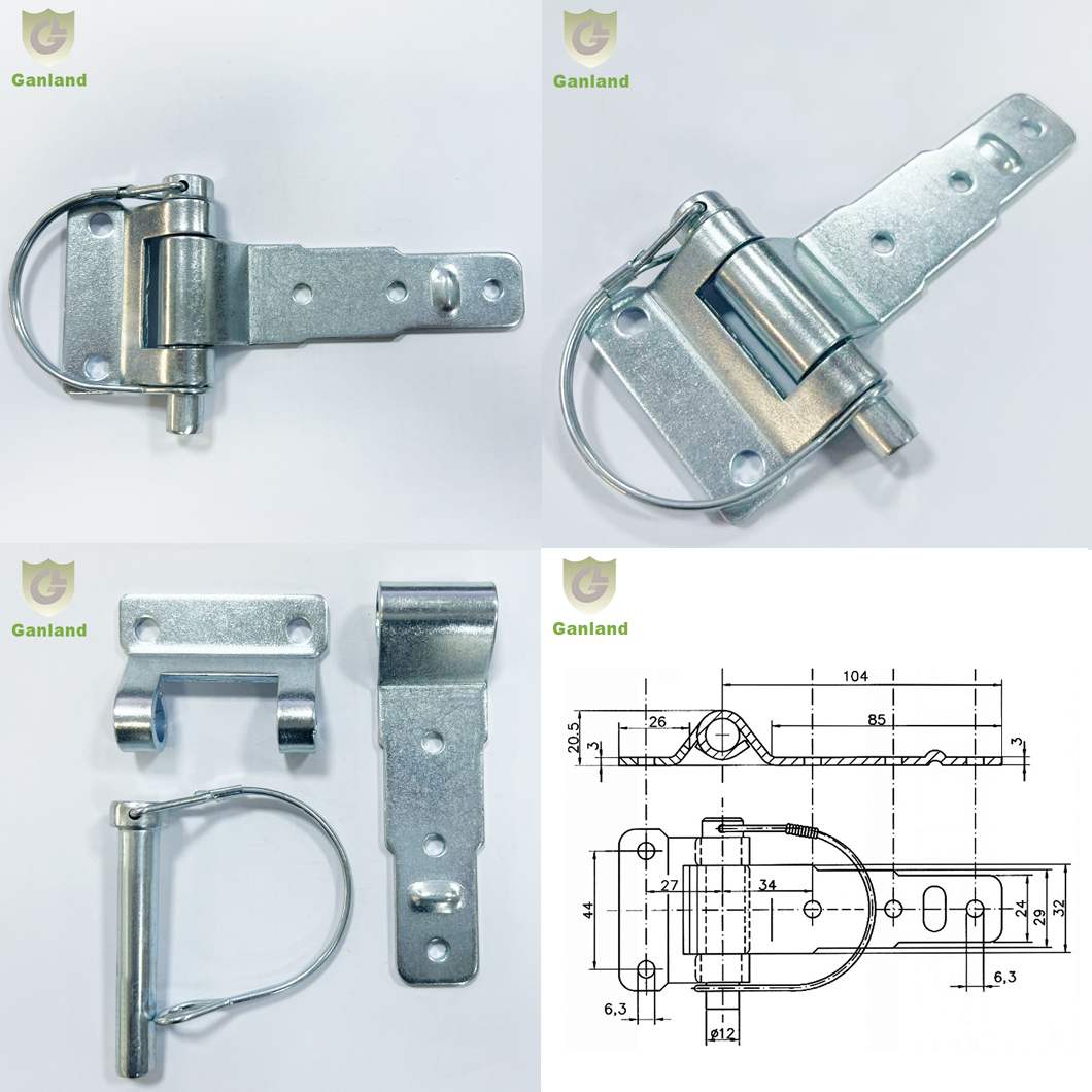 Trailer Sideboard Strap Hinges