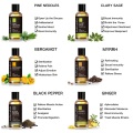 30ml Patchouli Aroma Oil Diffuser Pure Natural Essential Oils Pine Neddles Pepper Sage Myrrh Lemongrass Ginger Geranium Oil