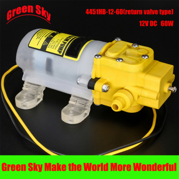 Electric sprayer pump watering irrigation usage 60W 12v dc electric mini diaphragm pump