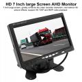 7 Inch Quad Split Screen Monitor 4x Side Rear View CCD Camera System Car IR Rear View Wireless Backup Camera for Truck RV