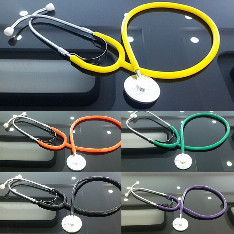 Kids Doctor Toys 9 Colors Stethoscope Pretend Play Doctors Toy Gifts Children Baby DIY Simulation Stethoscopes