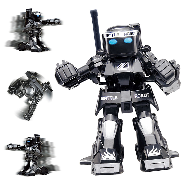 2.4G Body Sense Battle remote control robot RC intelligent robot Combat Toys For Kids Gift Toy With Box Light And Sound Boxer