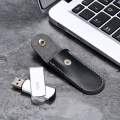 U Disk Leather Hasp Storage Bags Protective Cover for U Disk Black Bag Cases for USB Flash Drive Pen Drive Pendrives