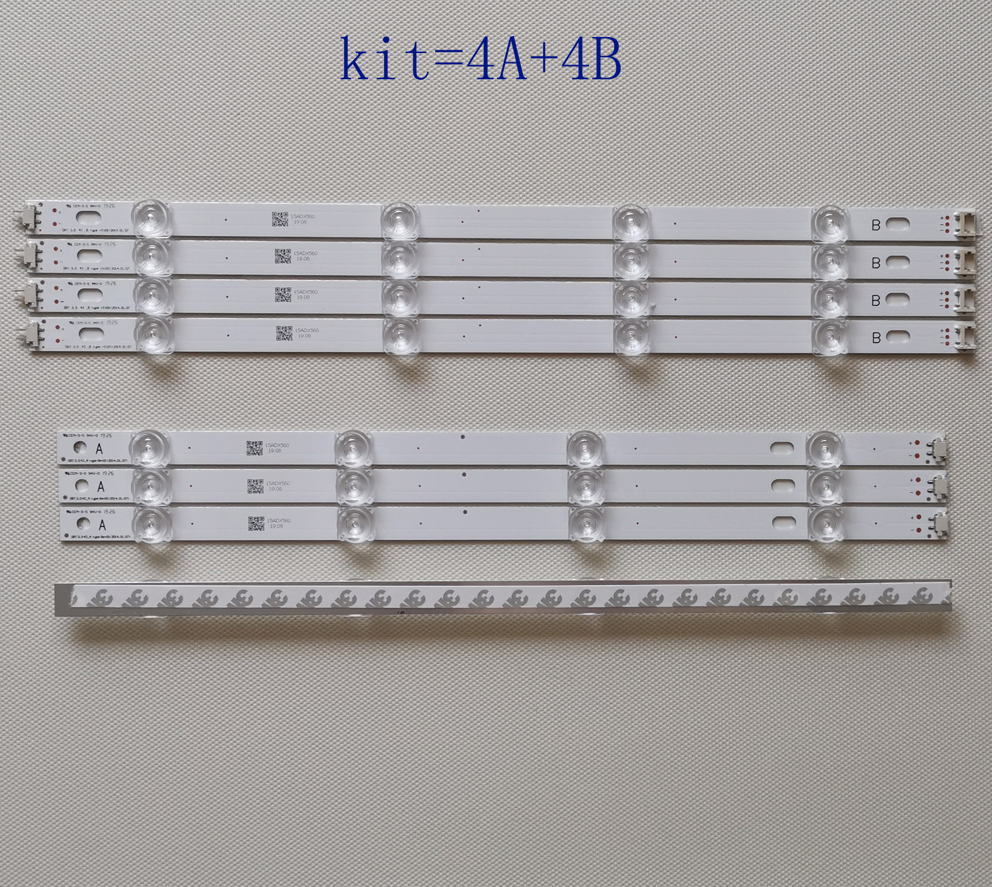 8PCS LED Backlight Array LED Strip Bar For LG Innotek Drt 3.0 42" A/B Type 42LB580V 42LB5500 42LF580V 42LB650V