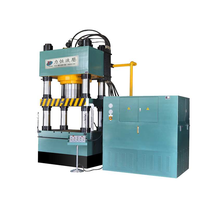 Deep-drawing hydraulic press for kitchenware