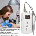 35000RPM Portable Nail Drill Machine 80W Electric Nail Grinding Buffing Polisher Kit Manicure Tool White 100 to 240V