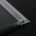 1M 6-12mm Silicone Rubber Window Glass Seal Strip F U h Shape Glass Door Sealing Strips Bath Screen Door Weatherstrip Hardware