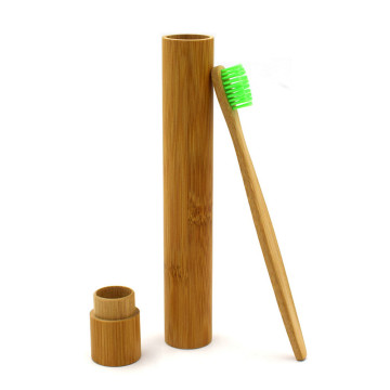 Natural Bamboo Tube For Toothbrush Eco Friendly Travel Case Hand made 21cm Bamboo Toothbrush Tube Portable Travel Packing 1j25