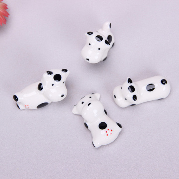 4PCS/lot Cute Cow Shaped Ceramic Chopstick Holder Home Tableware Holders Supplies