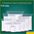 Ziplock Bag Transparent Thick Plastic Sealing Bag Plastic PE Poly Bags Fresh Storage Food Envelope Bag Reusable Zip Bag 8 Silk