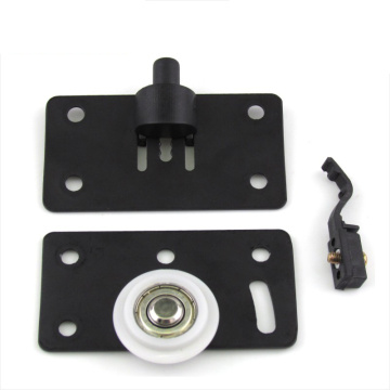 2pcs Furniture Caster Wardrobe Door Rollers Sliding door pulleys Fittings Kit Cabinet Wardrobe Door Moving Wheels