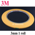 3mm Width *50Meters, 3M244 Hi-Temp Masking Tape Car Painting Refinish Electronic Protection 3M Single Sided Tape
