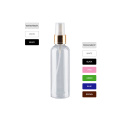 100ml X 30 Empty Makeup Setting Spray Pump Plastic Bottle With Gold Aluminum Collar 100cc Perfume Cosmetic PET Bottle Container