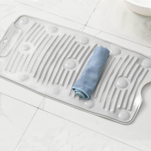 2019 New Folding Washboard Small Scrubboards Suction Mini Non-slip Laundry Mat Board Household Hot