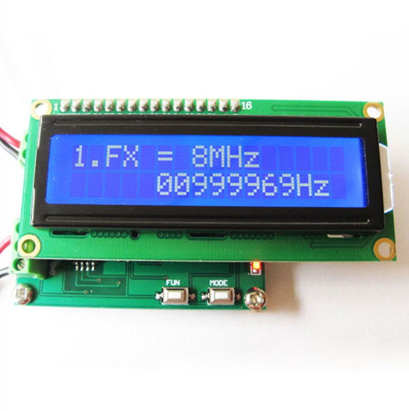 1Hz - 2GHz Digital Frequency Counter High Low RF Frequency Meter Module for RF Radio Pulse Frequency Signal Measurement