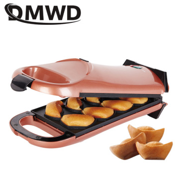 DMWD Electric multifunctional cartoon waffle cake maker Automatic non-stick muffin pancake baking machine Crepe cooker breakfast