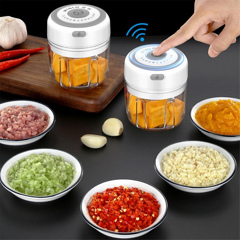 HOT Electric Garlic Masher Sturdy Durable Crusher Chopper USB Charging For Crushed Garlic Crushed Ginger Crushed Fresh Chili