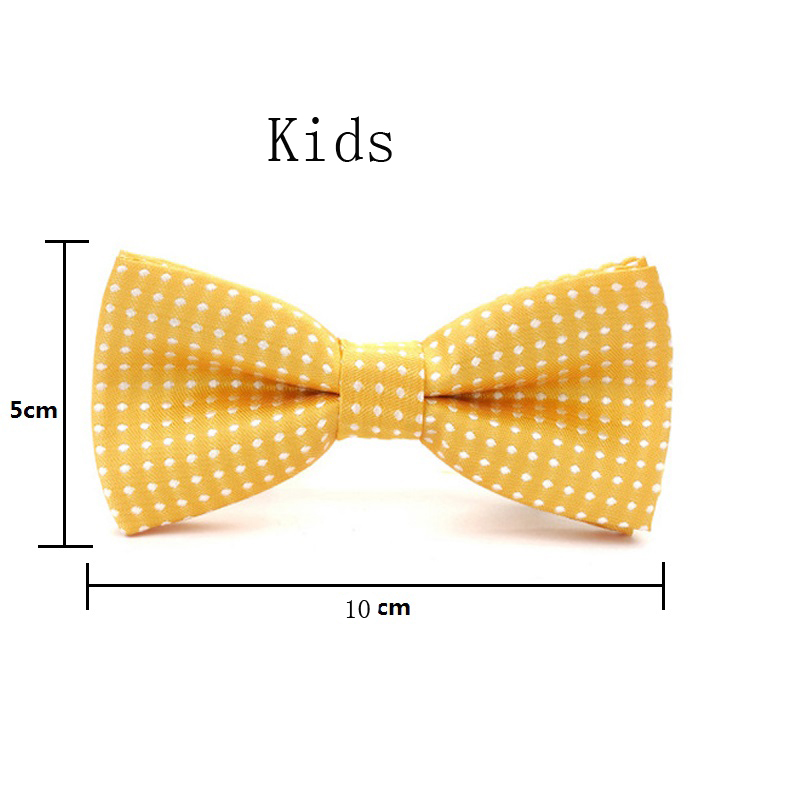 Bowtie men formal necktie for Men's Kids Boy Toddle business wedding bow tie Male Dress Shirt krawatte Polka Dot gift TRAA0426