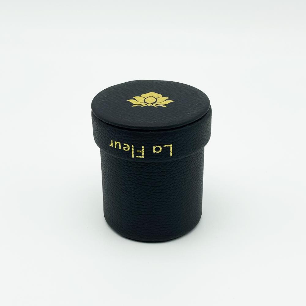 Leatherette Paper Round Box