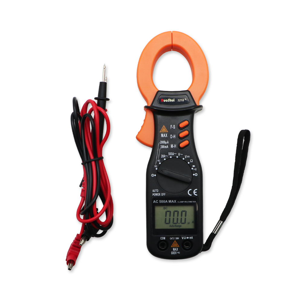 VC3218 Portable Multimeter Digital Clamp Meters AC/DC Current Voltage Auto Range resistance ontinuity Measurement Tester