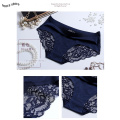 3pcs/lot Fashion Cotton Lace Underwear Women Panties Sexy Briefs Seamless Lingerie XXL Large Plus Size Girls Bikini Traceless