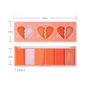 Kiss Beauty 6 Colors Face Blush Rouge Mineralize Makeup Blush Brozer Lights Lighting Professional Palette Makeup Cosmetics