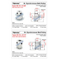 POWGE 20 Teeth XL Timing pulley Bore 4/5/6/6.35/7/8/10/12/14/15/16/17/18/19/20mm for width 10mm XL Synchronous Belt 20teeth 20T