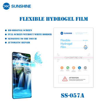 50pcs Sunshine Flexible Hydrogel Film SS-057 SS-057A For SS-890C Auto Film Cutting Machine Mobile Phone Screen Front Film Cut