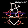 Custom Arrow of Cupid Heart Shaped Valentines Crown