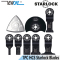NEWONE Starlock 10mm/20mm/32mm/45mm/65mm HCS Saw Blades semi-circle sanding pad for electric Power Oscillating Tools multi tool