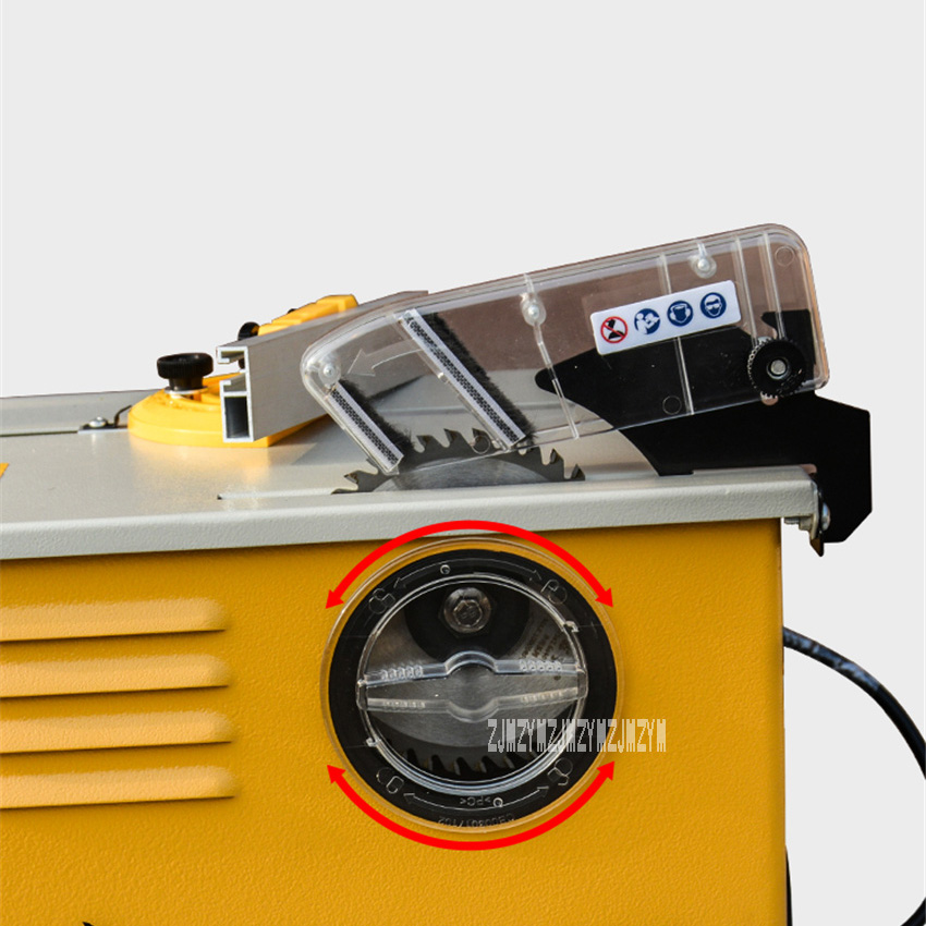 New Dust-Free Table Saw Multifunctional Small Wood Electric Saw Cutting Machine Woodworking Table Saw 220V/50Hz 2300W 4900r/Min