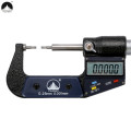 FUJISAN Digital Outside Micrometer 0-25mm/0.001 Gauge Tip Probe 2mm Small Head Calipers Measuring Tools