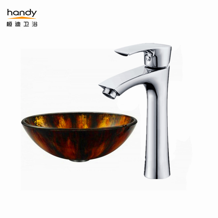 Morden style heightened single lever basin mixer taps
