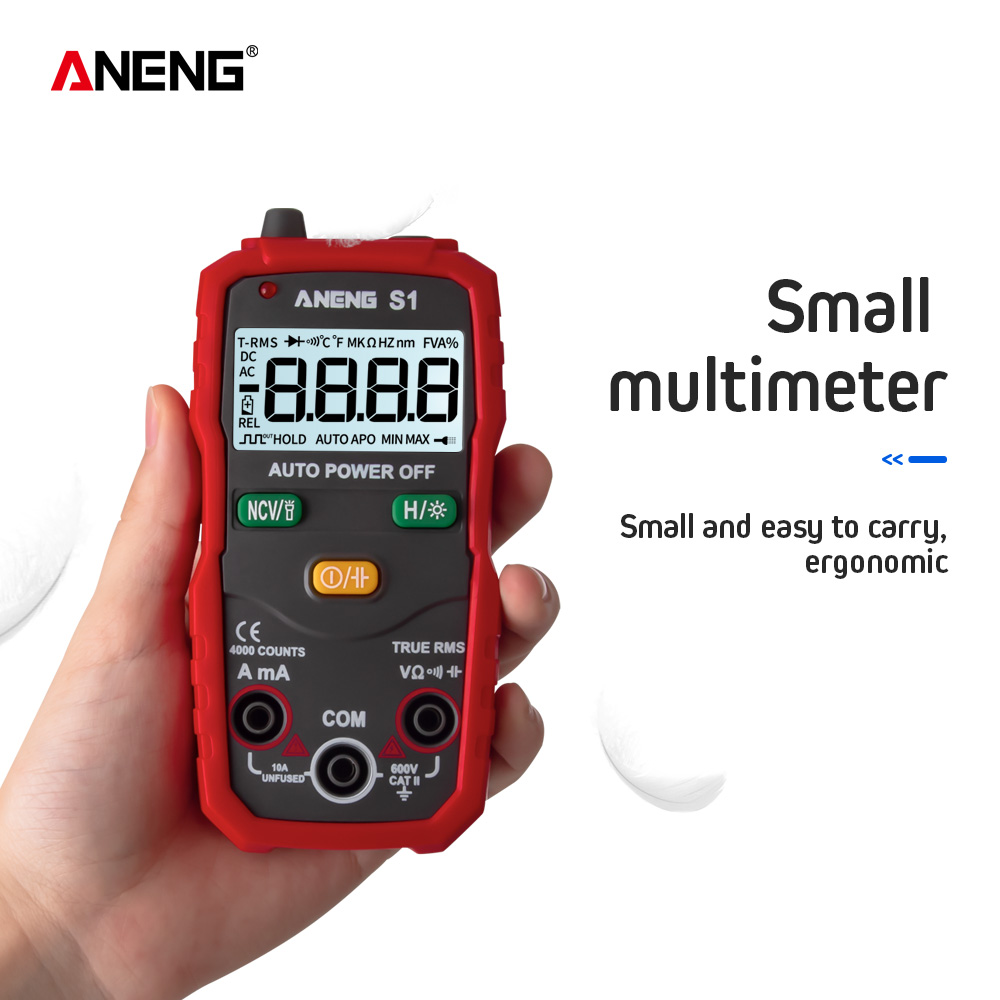 ANENG S1 Digital Multimeter True RMS Auto Range Professional LCD automatic Smart Multimeters Voltage Ammeter Tester