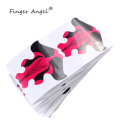 Finger Angel 50/100/500PCS Nail Forms Tips Nail Art DIY Tool Butterfly Curve Plastic Nails Gel UV Extension French Manicure Form